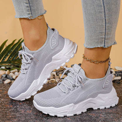 Ladies shoes women's sneakers shoes woman 2025 Solid color increases height and is versatile cheap shoes clearance free shipping
