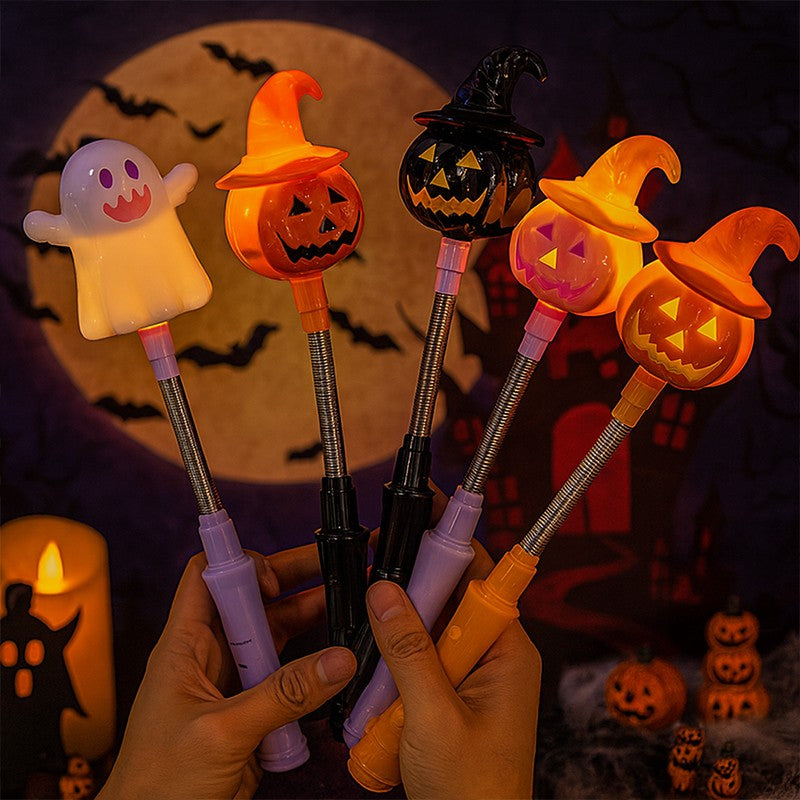 Halloween Shakeing Stick Glow in The Dark Luminous Glow Sticks Halloween Party Favors Day of The Dead Cosplay Party Accessories