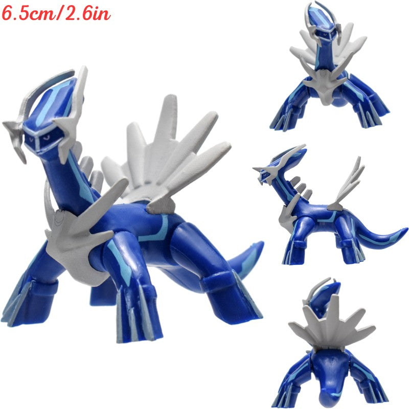 Pokemon Figure Toys Mega Charizard X Y Lugia Dialga Palkia Zekrom PVC Figurine Aggron Treecko Chespin Greninja Model Dolls Gifts