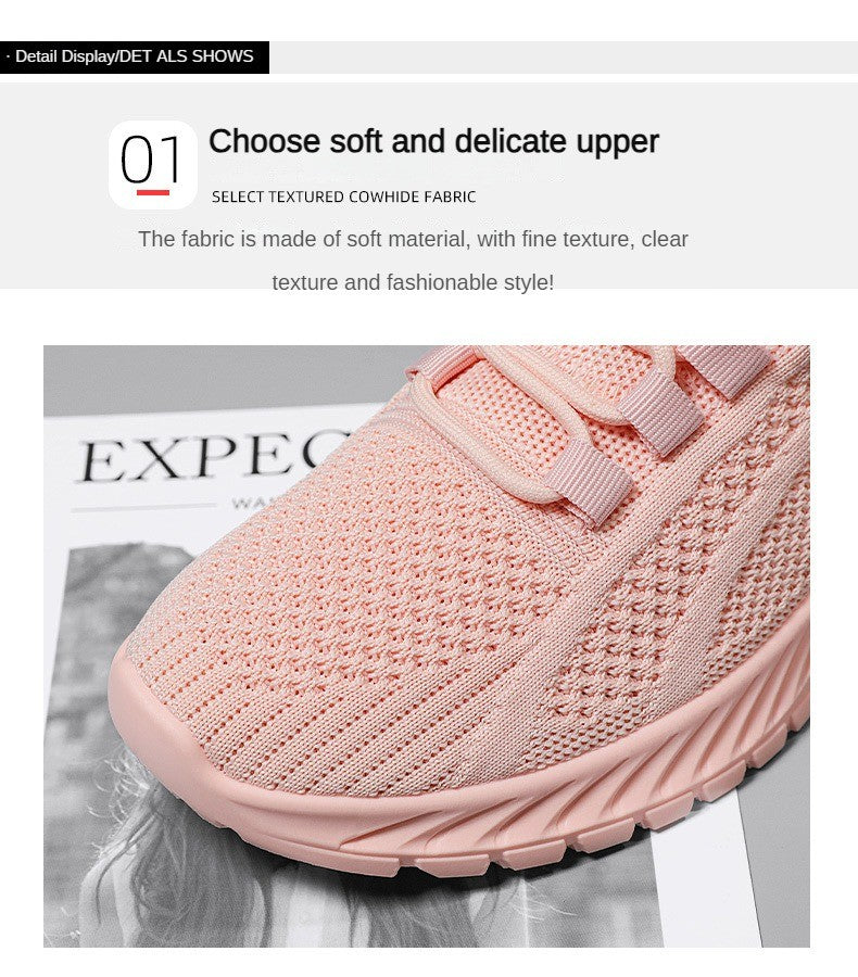 ?Sapatos Femininos Verão 2025 Tênis Casual Malha Respirável Leve Acessível Frete Grátis?
