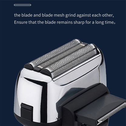 Rechargeable Reciprocating Electric Shaver for Men Portable Electric Razor for Men Cordless Head Shavers Men's Beard Trimmer