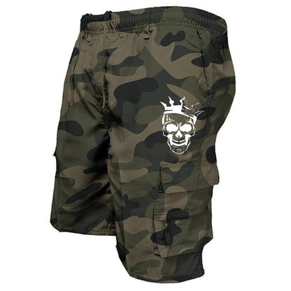 New fashionable multi-pocket men's casual shorts fitness loose casual pants camouflage tactical shorts