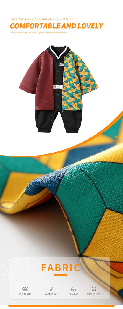 Long Sleeve 0-18 months Newborn Cartoon Cosplay Baby Boy Clothes Toddler Infant Onesie Costume Romper Jumpsuit Spring and Autumn