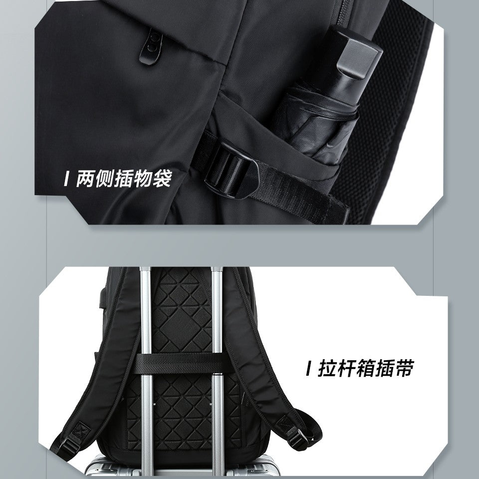 Mochila Casual Escolar Impermeável Preta Septwolves Mochila para Notebook de 16 Polegadas Mochila Feminina Masculina Mochila de Grande Capacidade