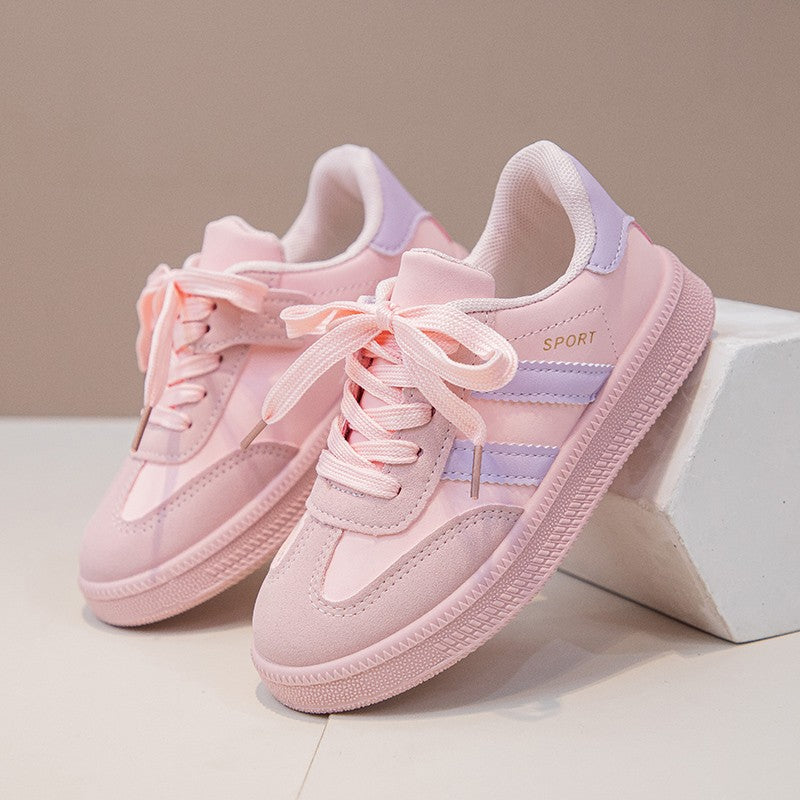 Children's Board Shoes Boys Sneakers 3-18 Years Old Khaki Boys Girls Single Shoes Four Seasons Non-slip Kids De Training Shoes