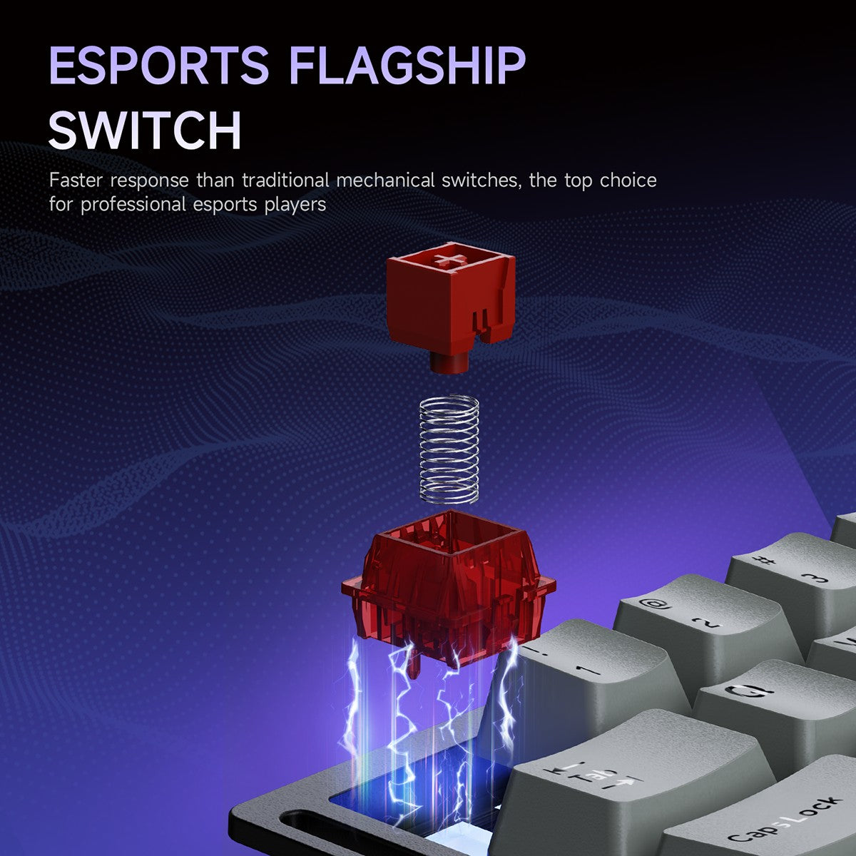 Teclado Gamer de Uma Mão AJAZZ AK029 Com Fio Chave Magnética HE 29 Teclas RGB 8000Hz Mini Teclado Mecânico para Jogadores de E-sports de PC