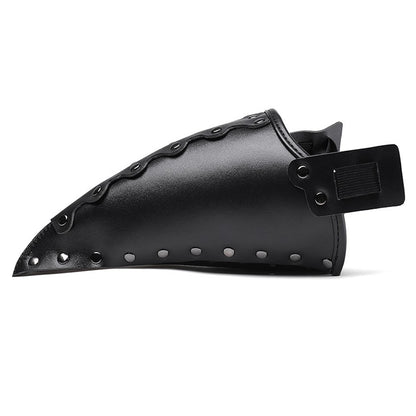 PU Leather Plague Doctor Mask Scary Steampunk Halloween Cosplay Gothic Festival Funny Face Props Carnival Masquerade Party Mask