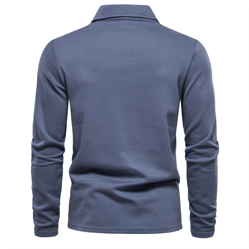 AIOPESON Men's Embroidery Polo Shirt Fashion Turn down Collar Casual Social Luxury Golf Shirt