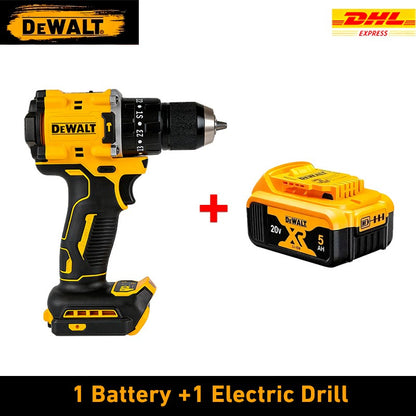 100% Original DeWalt 20V Furadeira de Impacto a Bateria de Lítio Recarregável sem Escova Furadeira Multifuncional Furadeira Elétrica Dcd805.
