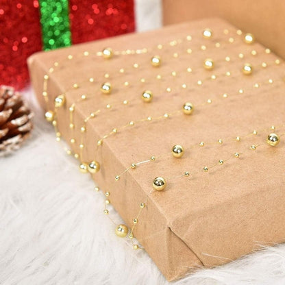 10M/Roll Pearl Chain Merry Christmas Decoration Christmas Tree Pendant for Home Decor Party Supplies New Year 2026 Gift Ornament