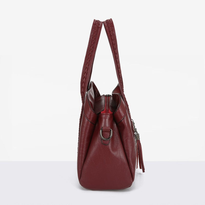 Sac A Main Soft PU Leather Luxury Handbags Women Bags Designer Ladies High Quality Tassel Crossbody Bags Shopper Tote