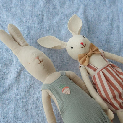2025 Baby Plush Toy Comforts Sleeping Cute Rabbit, Bear, Mouse Baby Girl Doll, Cloth Doll Doll