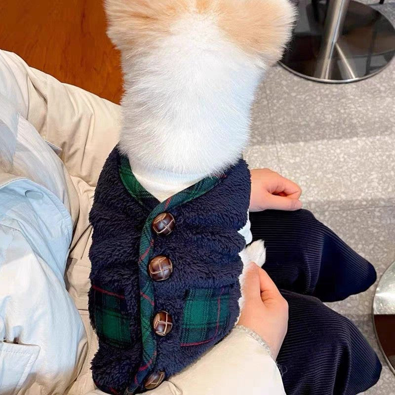 Roupas de Natal para Golden Retriever Cães de Médio e Grande Porte Inverno Colete de Duas Pernas Cães Gatos Roupas para Pets Suprimentos para Cães Roupas Atacado