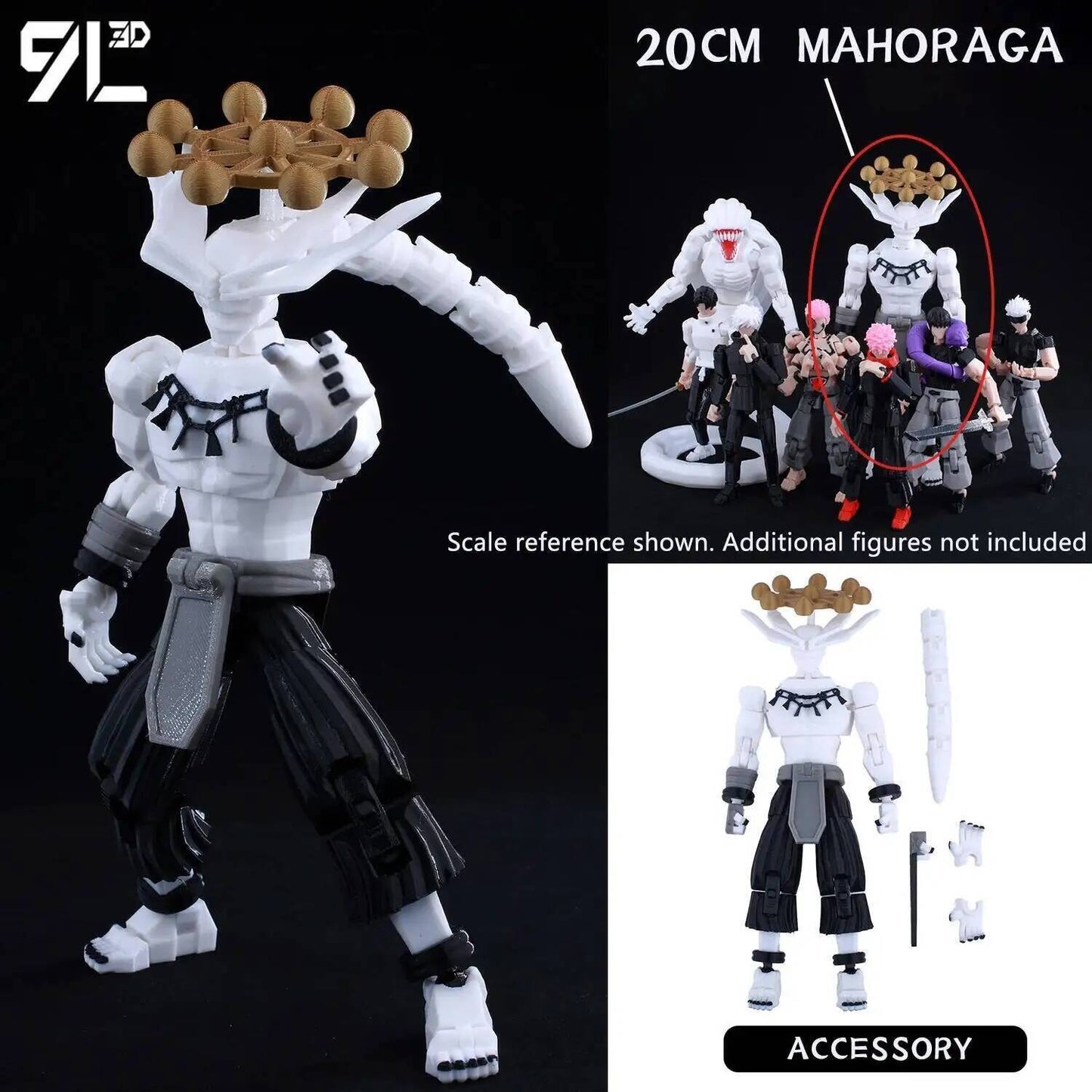 ?9L3D Lucky13 Gojo Sukuna Jujutsu Fushiguro Toji Gojo Satoru Action Figure Dummy13 T13 Multi-Jointed Collectible Toys Titan13