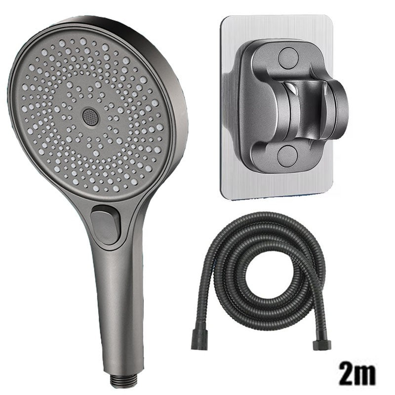 Chuveiro de tela grande com 3 modos de velocidade, acessórios portáteis para chuveiro, suprimentos de banheiro, kit completo de acessórios de chuveiro