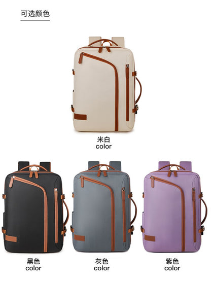 Backpack Unisex New Simple Business Computer Backpack Outdoor Large Capacity Travel Bag Student School Bag for Boys