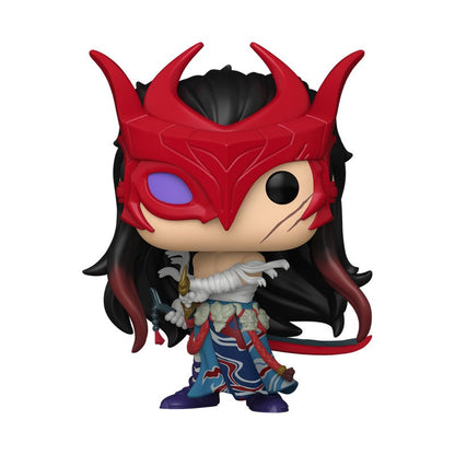 Funko Pop Yone Bonecos de Ação Brinquedos Modelo Jogo League of Legends Estatueta Boneco Colecionável de Vinil Decoração de Mesa Presentes