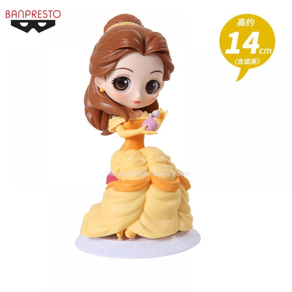 100% Em estoque Bandai BANPRESTO Qposket A Bela e a Fera ela Modelos Brinquedos Presentes Novo e não aberto