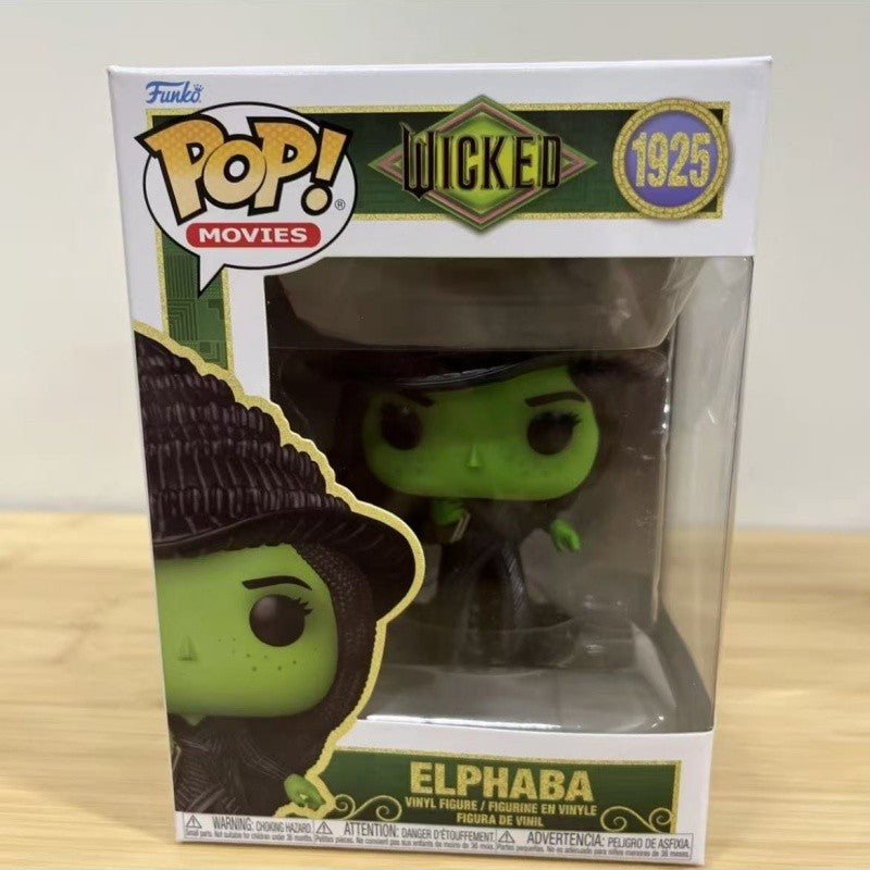 Funko Pop Oficial Original Tv Wicked Elphaba Boneco de Ação Modelo 1925 Bonecos de Escultura de Vinil Coleção de Edição Limitada Presente para Fãs