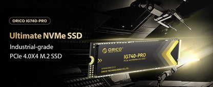 ORICO NVMe 2.0 SSD Interno de Estado Sólido TLC PCIe Gen4 M.2 2280 7450MB/s para Workstations de Computação de Alto Desempenho e PlayStation