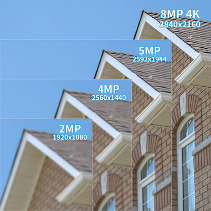 XMEye 8MP Ultra HD 4K 5MP 4MP Outdoor IP Camera POE Waterproof H.265 Security Surveillance Bullet CCTV Camera Motion Detection