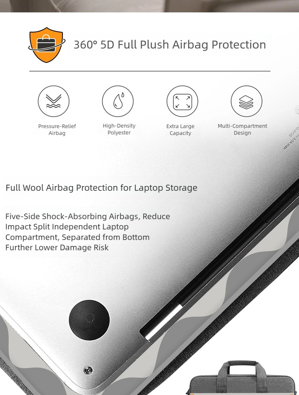 Laptop bag Sleeve Case Shoulder handBag For M3 M4 14 15 15.6 17 inch Macbook Air Pro 13.3 Huawei Asus Dell Notebook Briefcases