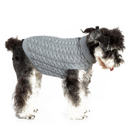 Suéter Clássico Liso para Cães Filhotes de Chihuahua, para Cães Pequenos, Roupa Quente de Inverno para Animais de Estimação, Pulôveres para Yorkshire Schnauzer Disfraz de Perro