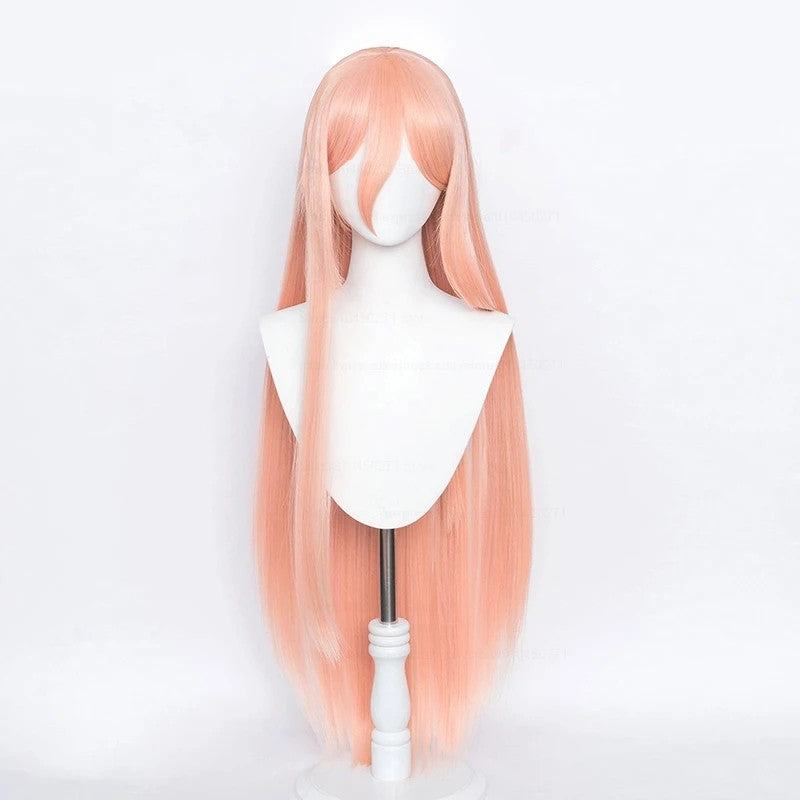 Perucas de Cosplay de Anime de Alta Qualidade Chainsaw Man Reze Angel Devil Quanxi Makima Power Hayakawa Aki Denji Peruca de Cabelo Resistente ao Calor