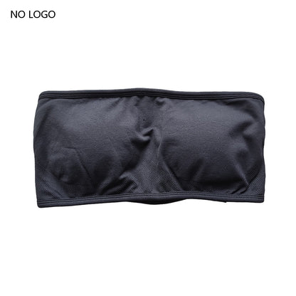 ARFTE Backless Bandeau Sports Bra Gym Women Top Crop Tube Seamless Bras Yoga Tops  Workout Sportswear Push-up Fitness Gym Bra