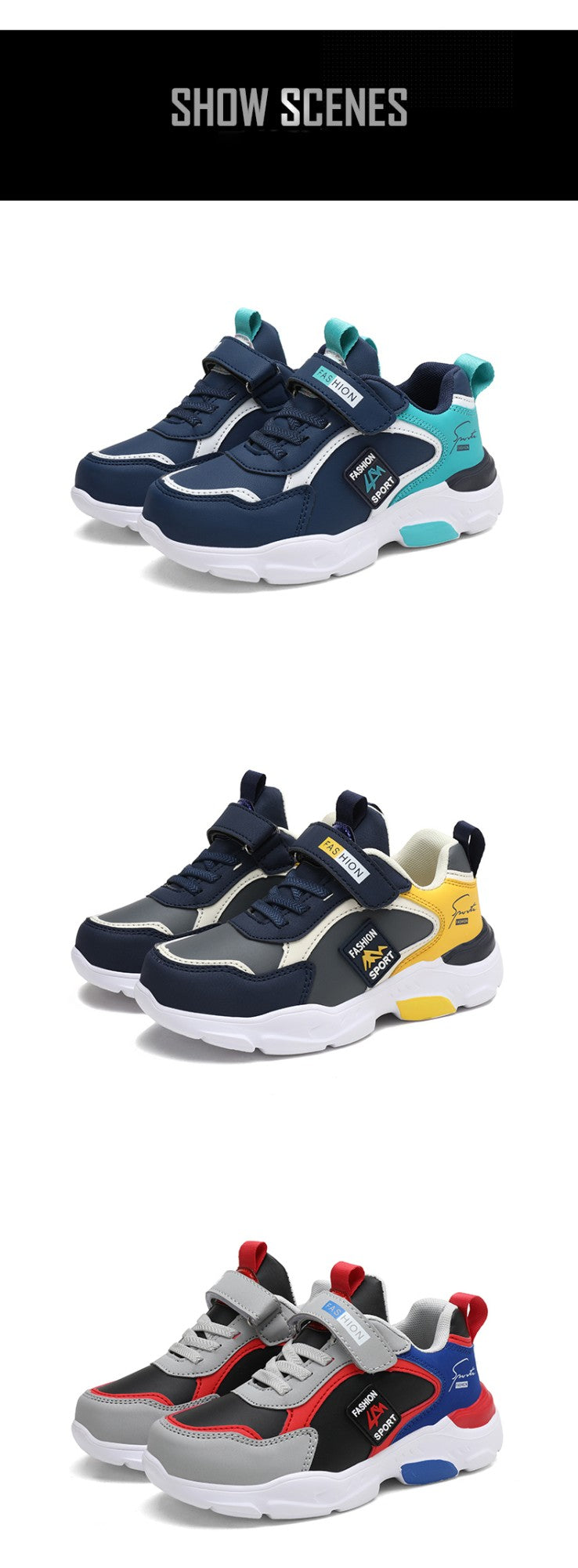 New Children's Leather Casual Shoes For Boy Girls Sneakers Breathable Kids School Walking Non-slip Sport Running Shoes Outdoor