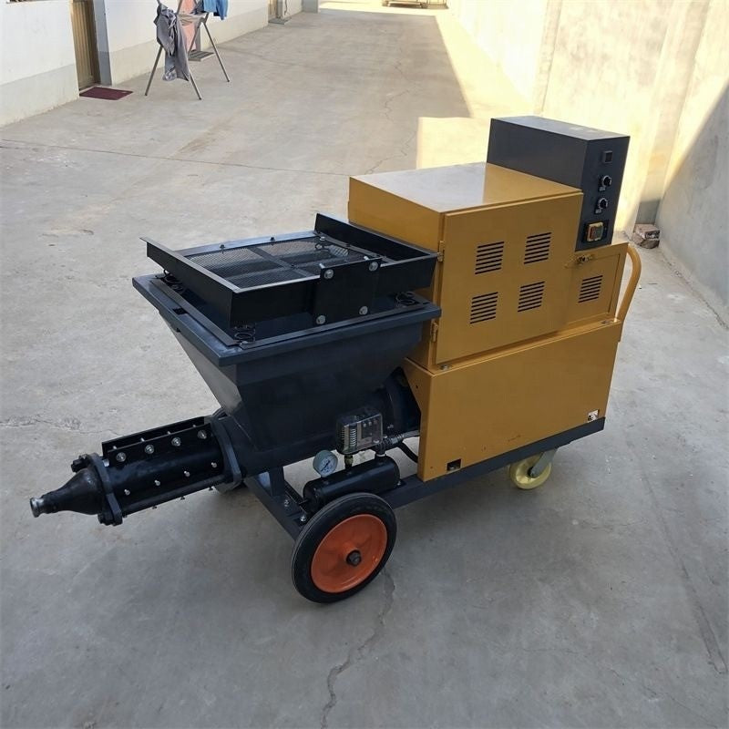 High Capacity Mortar Spraying Machine Electric for Large Area Wall Plaster Cement Efficient Rendering Pump