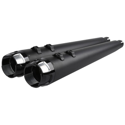 Motorcycle 4' Exhaust Pipes For Harley Touring Road King Models With Dual Exhaust 1995-2016 2015 2014 2013 2012 11 Black/Chrome