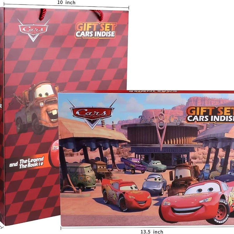Disney Pixar Carros McQueen Mater Mack Tio Caminhão Liga Diecast Carro 1:55 Modelo Radiator Springs Cidade 11/6/4 Pçs Caixas de Carro Presente