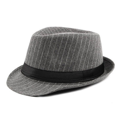 Chapéu de Lã para Casamento Primavera Verão para Homens de Meia-Idade, Casal, Moda Outono Inverno, Festa Xadrez, Design de Luxo, Chapéu Jazz Fedora para Mulheres