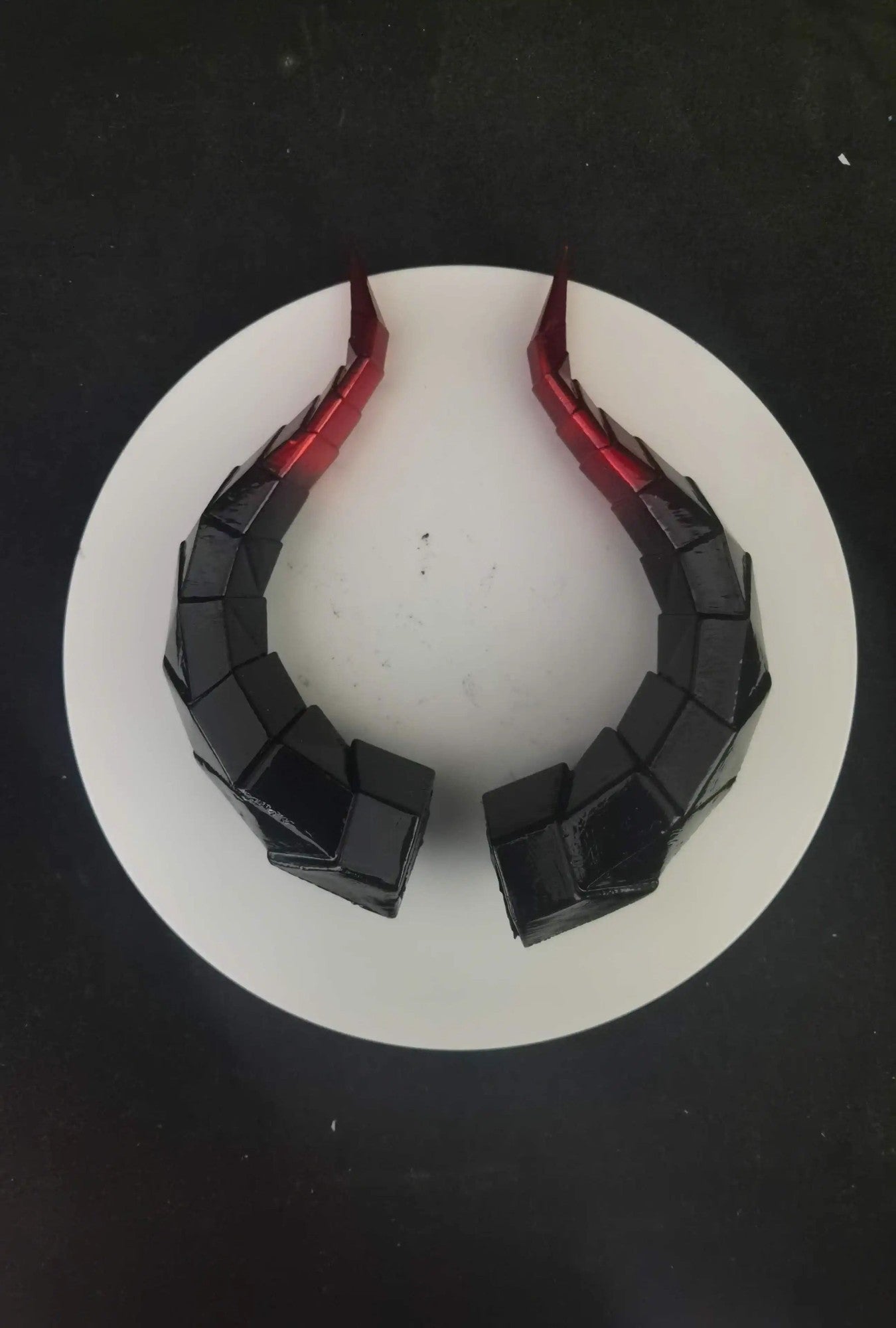 14/18cm Animal Simulate Horn Headband Gradient Devil Horn Halloween Party Headwear Lolita Witch Artificial Horns Cosplay Pros