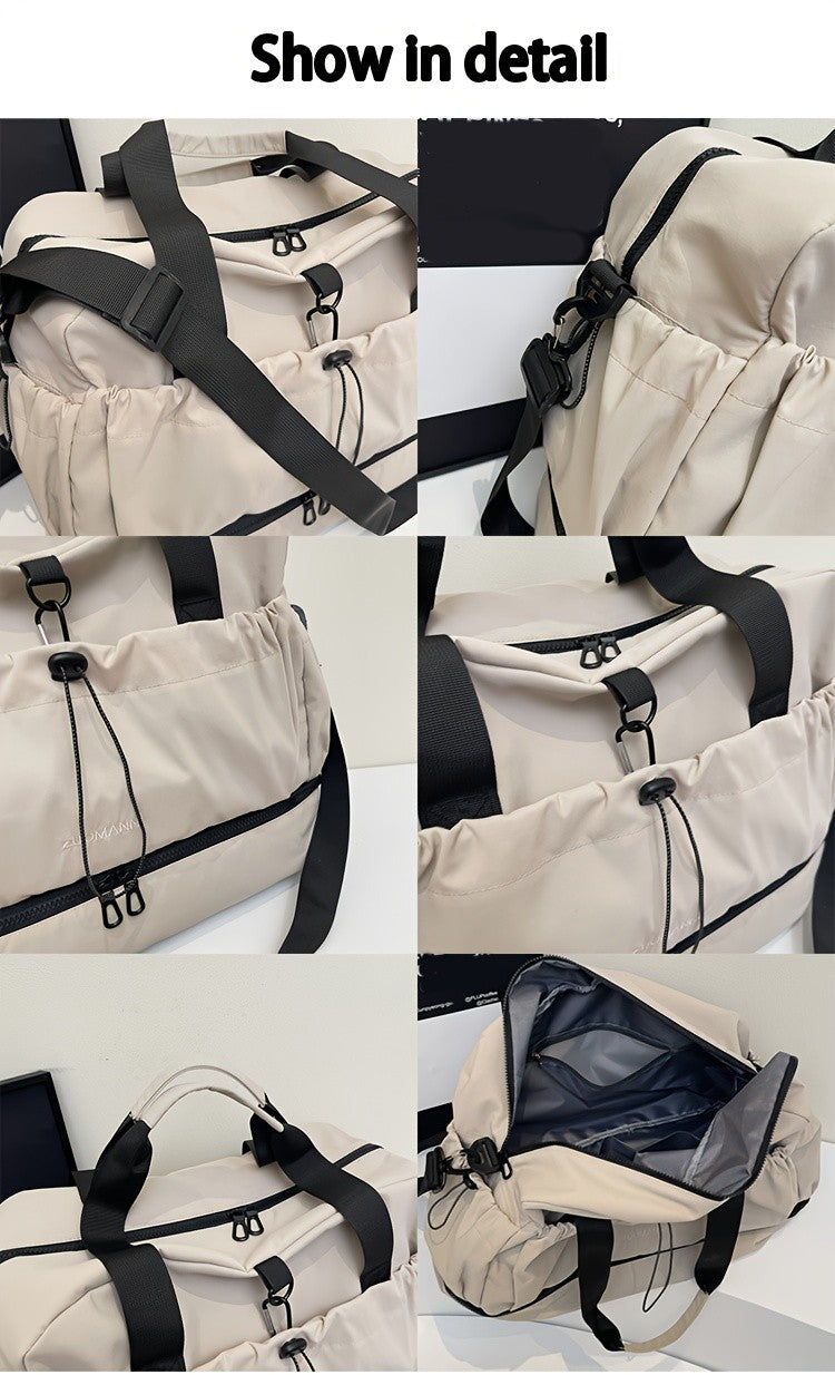 Large Travel Bag - Spacious, lightweight & durable. With adjustable strap & pockets. Perfect for travel & commute.