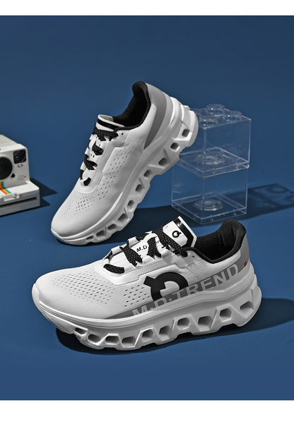 Tênis Masculino com Amortecimento para Corrida Tênis Esportivo Leve Casual Masculino Antiderrapante Tênis Esportivo para Viagens ao Ar Livre Caminhada