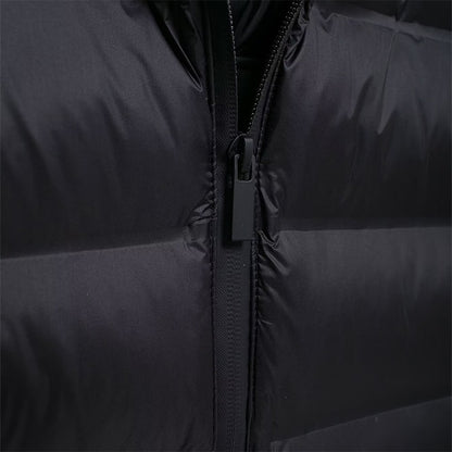 UNIZERA slim fit zipper hooded short warm jacket autumn and winter new product long sleeved solid color women's cotton jacket