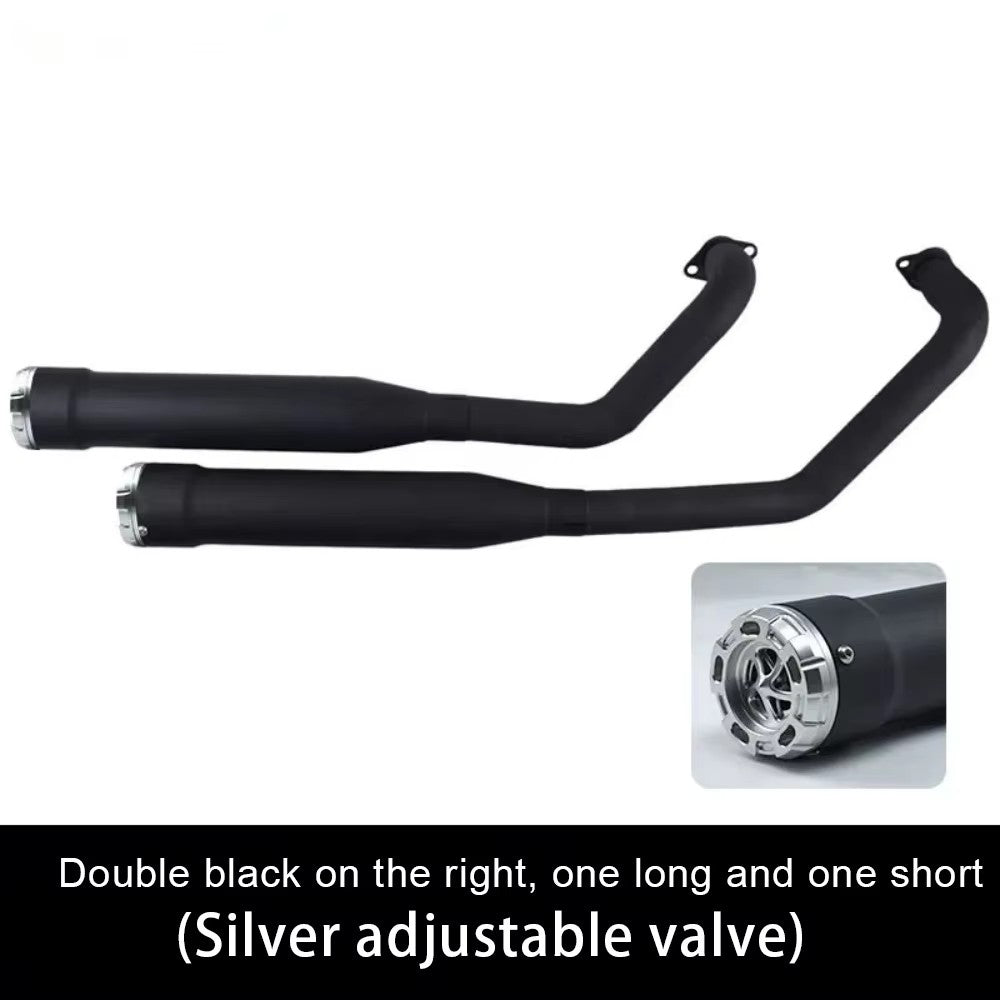 For BENDA Chinchilla 300 modified accessories, double snake-shaped exhaust pipe, deep bass with rich horse hoof sound