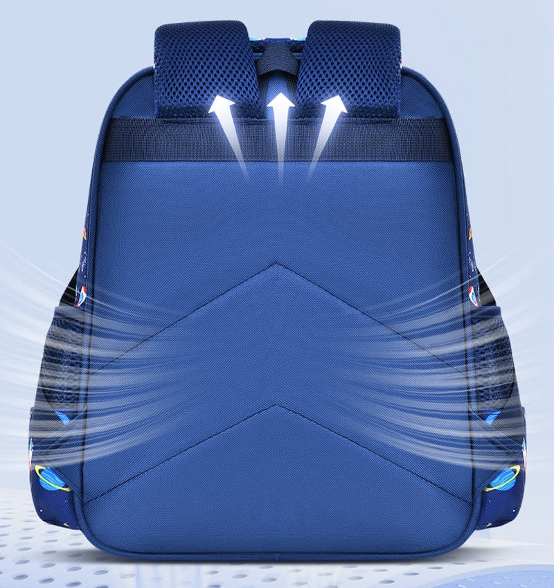 Bolsa de ombro infantil, desenho animado 3D estereoscópico, mochila escolar de astronauta, mochila infantil impermeável, sonho de menino, ensino fundamental