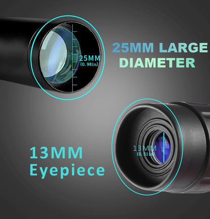 Telescópio com Zoom 10-300x40 HD 4K Binóculos Potentes Portáteis Longo Alcance Monocular Profissional BAK4-Prismático Para Caça e Acampamento