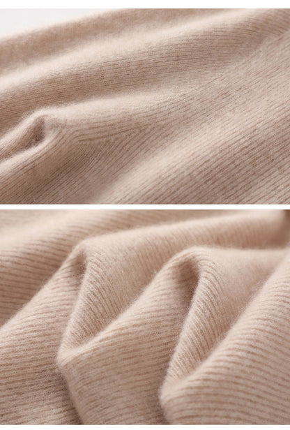 New women's sweater 100% pure cashmere high neck knitted pullover Korean version slim fit hot selling fashionable sweater