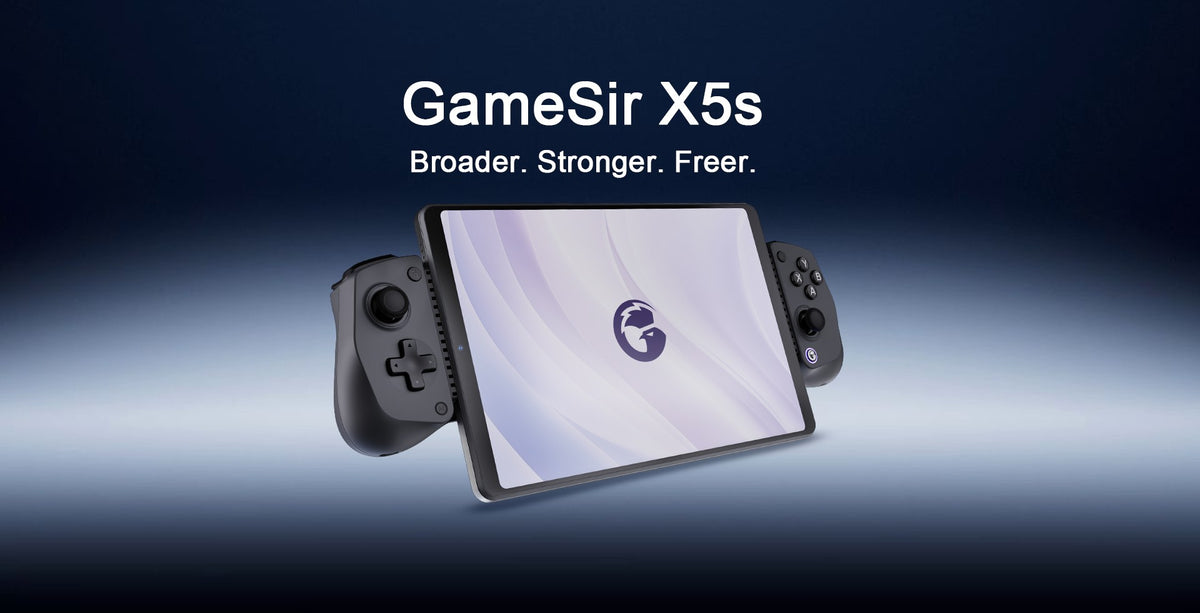 GameSir X5s Wireless Mobile Gaming Controller Bluetooth 2.4GHZ Connection Lightweight Design Hall Effect, No-Drift, App Customization