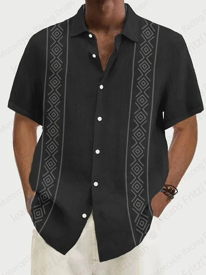 Mens Shirt Casual Print Hawaiian Shirts Men Women Fashion Beach Shirt Turn Down Collar Button Blouse Street Social Camisas Male