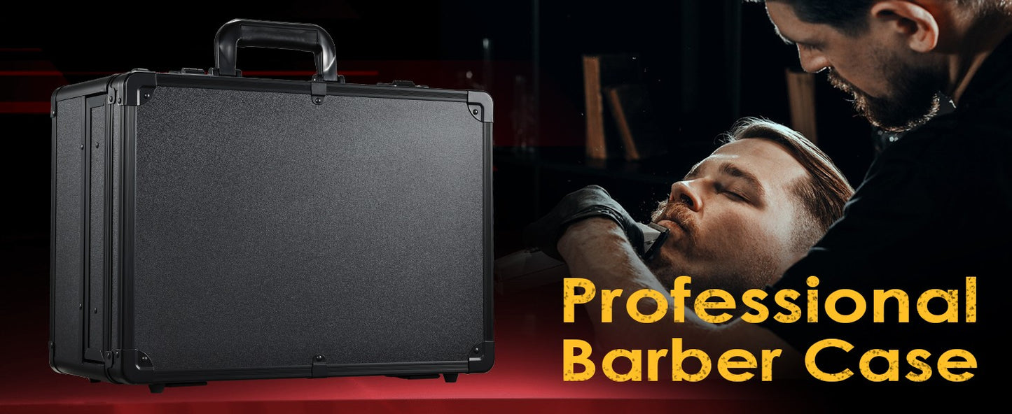 Maletas para Máquinas de Cortar Cabelo e Suprimentos Organizador de Ferramentas de Cabelo Maleta de Barbeiro para Viagem Maleta de Suprimentos Profissionais para Barbeiro