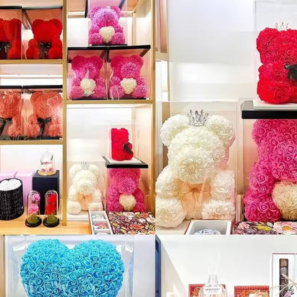 2000/10pcs Mini  Artificial Rose Flowers Head  Rose Heads DIY Valentine's Day Roses Wedding Bouquets Party Gift Candy Box Decor