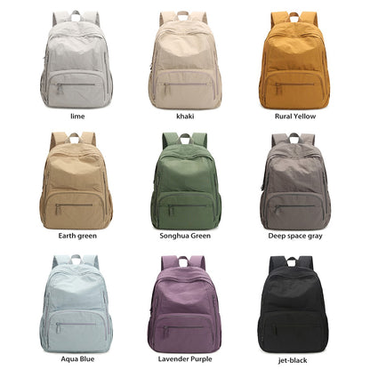 Mochila Feminina, Estilo Japonês Original, Mochila Leve para Viagens Curtas, Bolsa para Notebook de Estudante Universitária, Estudante do Ensino Médio, Estudante do Ensino Fundamental II