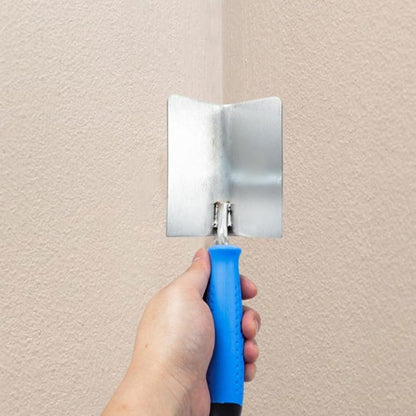 R9UF Desempenadeira de Canto Interno Externo Diatom Mud Ferramenta Auxiliar de Construção Ferramenta de Acabamento de Reboco de Aço Inoxidável