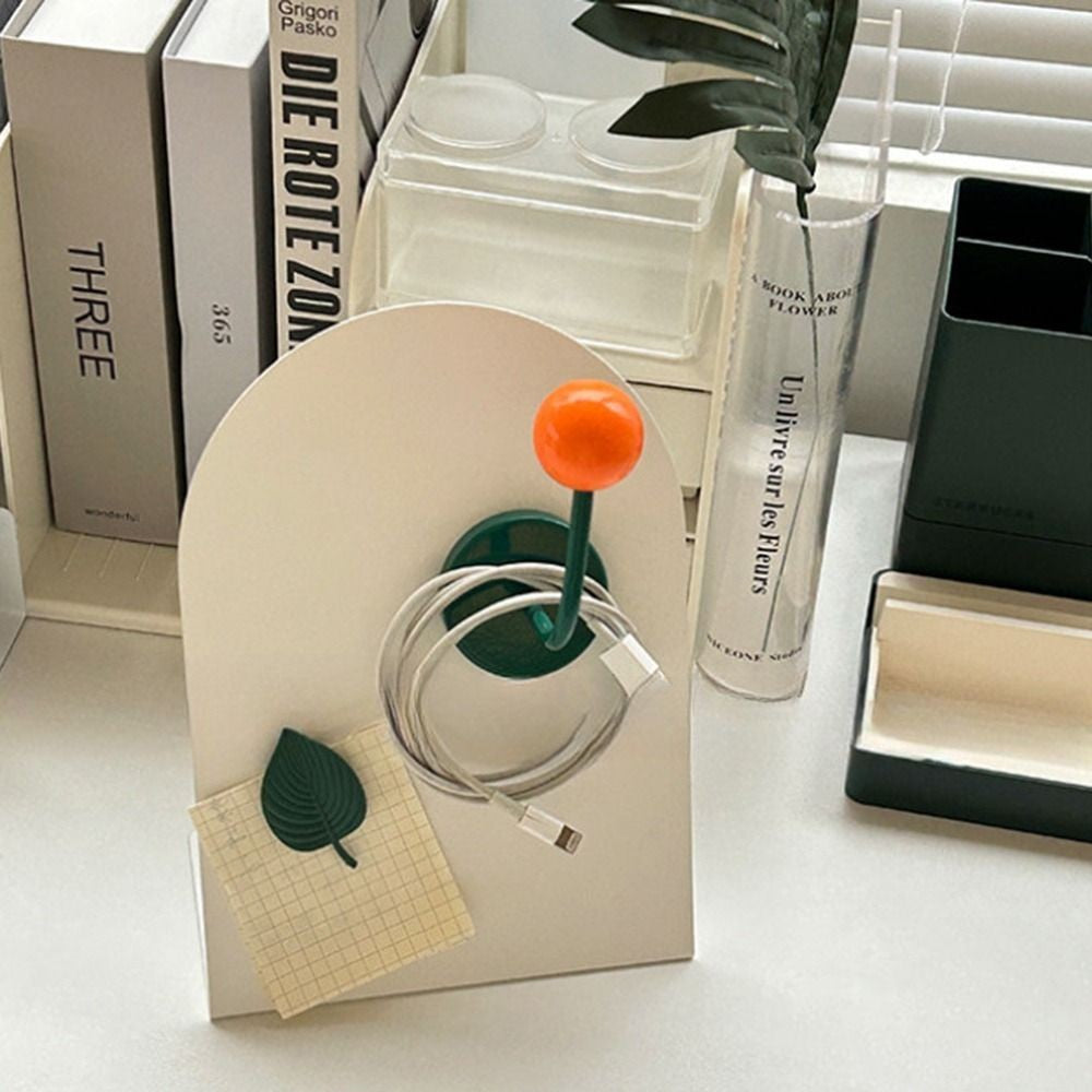 Creative Large Capacity Desktop Message Board Vertical Curved Storage Board Note Board Office Home Desktop Ornament