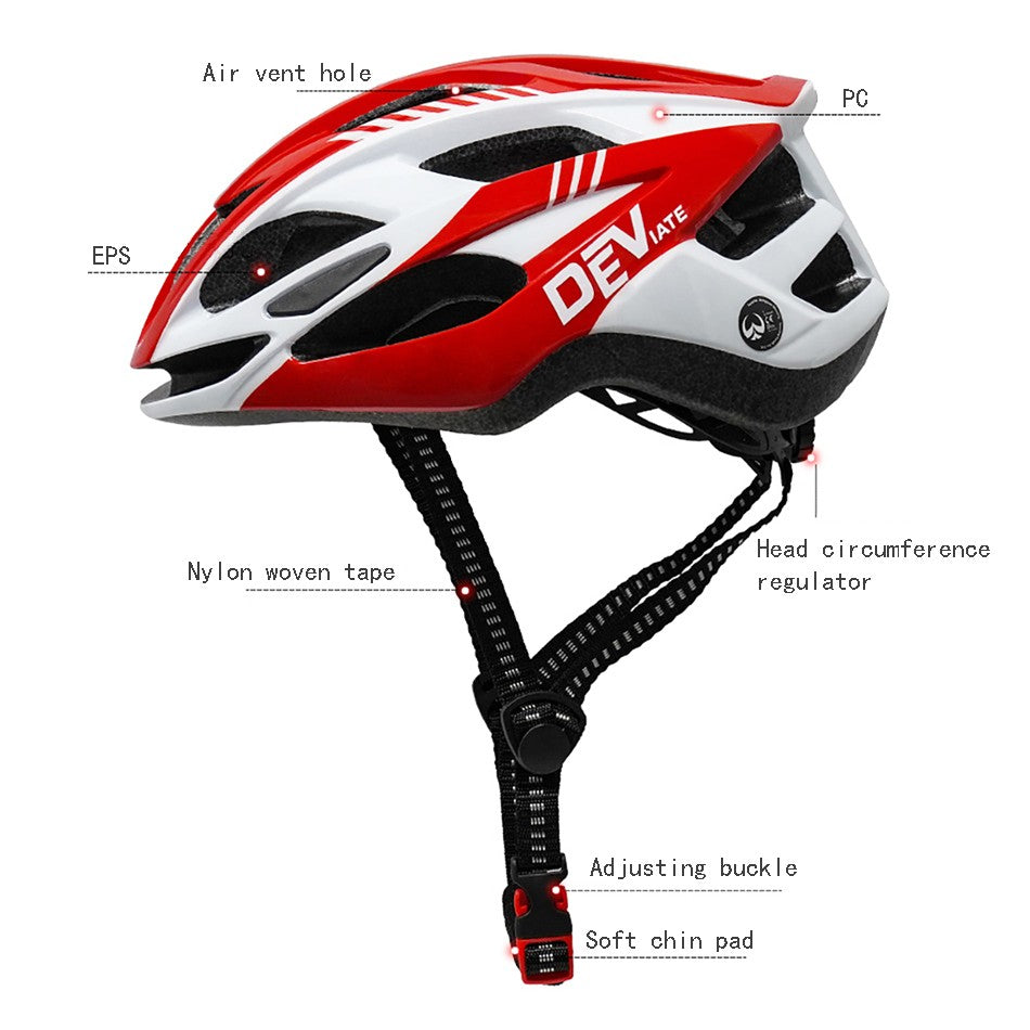 Capacete de Ciclismo DEV Mountain Road Bike Grande 19cm de Largura Capacete de Ciclismo Ultraleve Esportivo de Corrida e Ciclismo Casco Ciclismo Capacete de Bicicleta MTB